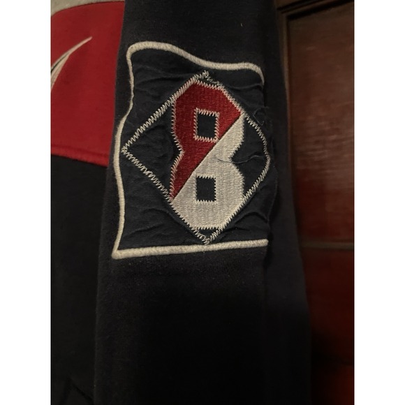 Nautica Fleece Pieced Stripe Track Jacket Men Size S Color Block Full Zip - Picture 4 of 5